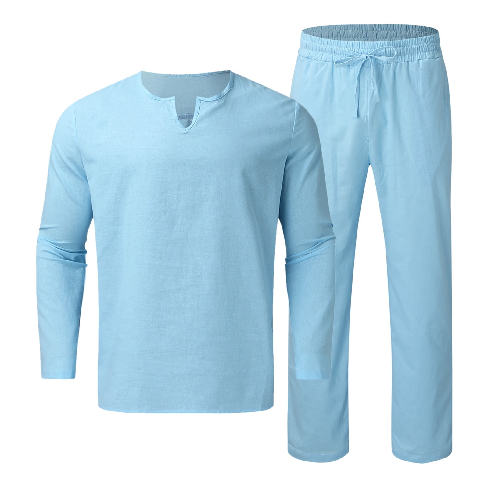 COOFANDY Chemise Homme En Lin Manches Longues - Chemise Décontractée Plage Et Bureau