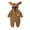 Coffee, variant on Rhoudy Spring Bodysuit For Boys O Neck Long Sleeve Onesies For Babies Hooded Jumpsuit Fall And Winter Adorable For Outdoor Adventures Basic Playsuit Beige 18-24 Months