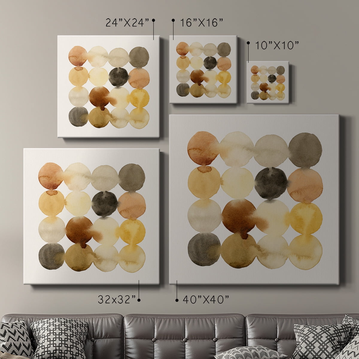 Wexford Home Spherical Sunlight I-Premium Gallery Wrapped Canvas, 32" x 32" - Ready to Hang