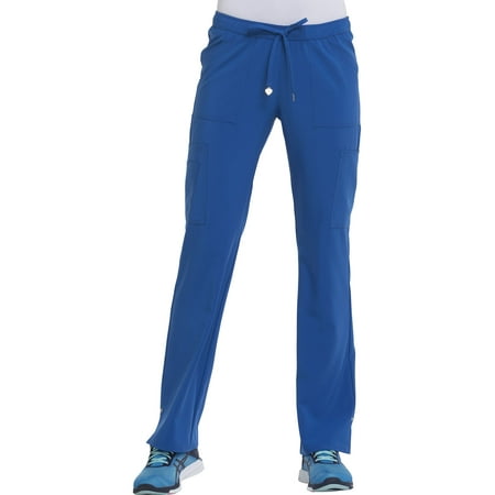 

Heartsoul Love Always Scrubs Pant for Women Low Rise Drawstring Plus Size HS025T 2XL Tall Royal