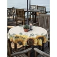thumbnail image 2 of Outdoor Tablecloth with Umbrella Hole for Patio/Picnic/Party/Camping, Sunflower Eucalyptus Waterproof Table Cloth Round Cover Washable, Farmhouse Weeping Botanical Linen (Dia 60"), 2 of 8