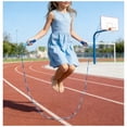 thumbnail image 4 of Armastuse 4 Pack Soft Beaded Jump Ropes for Kids, Adjustable Length Tangle-Free Skipping Rope for Women, Men & Family Workout, Weight Loss Equipment(Blue/Green/Purple/Pink), 4 of 6