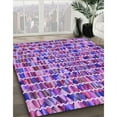 thumbnail image 3 of Ahgly Company Machine Washable Indoor Rectangle Transitional Dark Orchid Purple Area Rugs, 2' x 4', 3 of 7