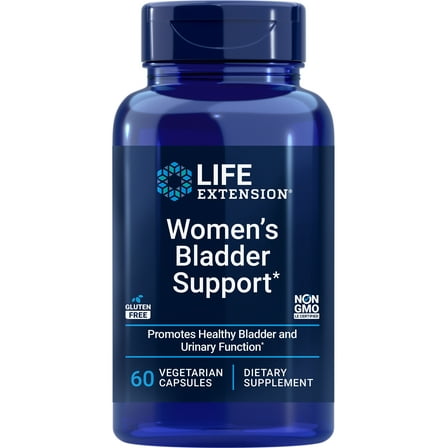 Life Extension Women's Bladder Support – For Bladder Health and Normal Urinary Frequency – Horsetail, Lindera and Three-Leaf Caper Extracts – Non-GMO – Gluten-Free — 60 Vegetarian Capsules
