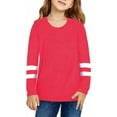 thumbnail image 4 of Ketyyh-chn99 Girls' Clothing Autumn Kids Girls Loose Tops Soft Long Sleeve Tops Red,L, 4 of 5