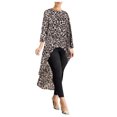 thumbnail image 2 of Ichuanyi liquidación mujeres manga larga camisa asimétrica tops alto bajo plus blusa ICHUANYI WER2023082210406, 2 of 8