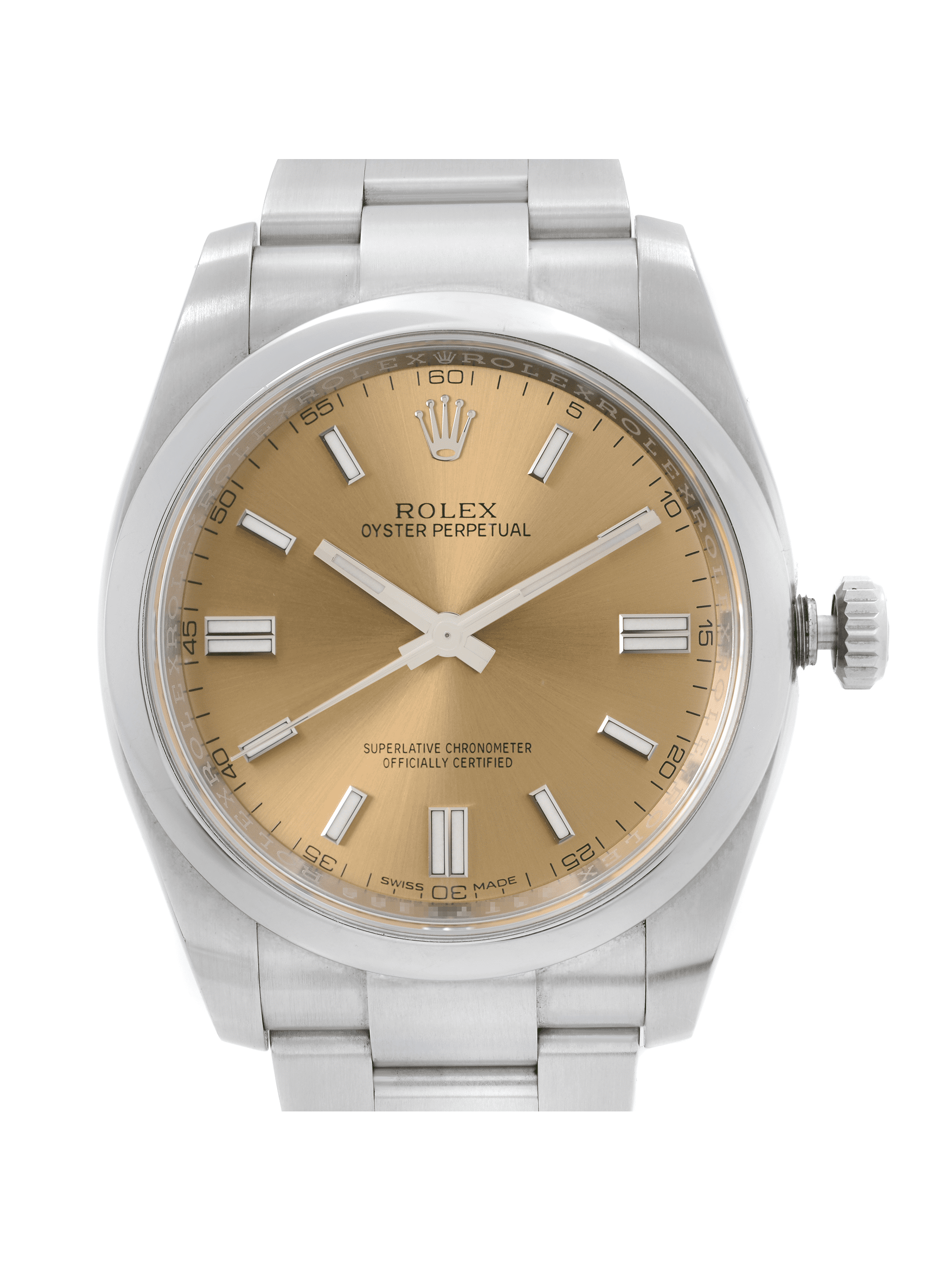 Rolex Oyster Perpetual 36mm Steel Grape 