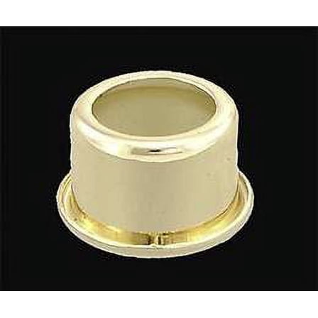 B&P Lamp® Brass Plated Candelabra Cap, 15/16" I.D., 5/8" Ht.