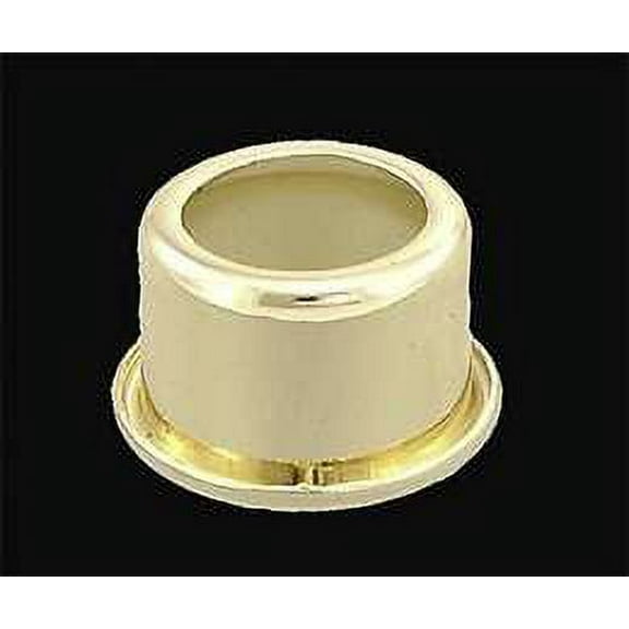 B&P Lamp® Brass Plated Candelabra Cap, 15/16" I.D., 5/8" Ht.