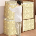 thumbnail image 1 of Sales Today Clearance! Heavy Duty Storage With Reinforced Handles Transparent And Visible Extra Large Storage Bags For Clothes Tote Bag Thickened Double Zipper For Space Saving Trave, 1 of 9
