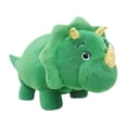 thumbnail image 2 of Lindo animal de peluche Triceratops, dinosaurio de peluche para adultos, regalos para niños y familias, 2 of 9