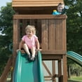 thumbnail image 5 of Swing-N-Slide Monteagle Wooden Backyard Swing Set with Two Wave Slides, Wood Roof, Climbing Wall, and Swings, 5 of 11