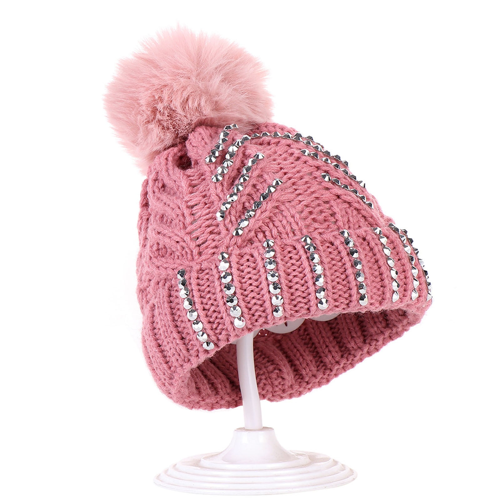 Warm Wool Beanie Hats For Women Girls Sparkly Iceland - View #6