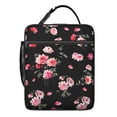 thumbnail image 4 of Bright Floral Bloom Blossom Lunch Bag – Botanical Garden Watercolor Aesthetic Spring Summer Artistic Retro Insulated Tote for Office, 4 of 4