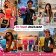thumbnail image 4 of The Loaded Tea Shop Energy Drink Mix Sticks, Variety 40 Pack, Sugar-Free, Zero Calories, 200mg Natural Caffeine, No Artificial Colors/Flavors, Powder Packets w/B Vitamins, 4 of 6