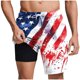 thumbnail image 1 of Pantalones Cortos para Hombre Cintura Elástica con Bolsillos, Forro de Impresión de Moda Casual para la Playa, Al Aire Libre Y el Uso Diario, 1 of 6
