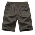 thumbnail image 3 of Swim Trunk Beach Shorts for Men Men's Casual Daily Outdoor Beach Lightweight And Breathable Work Shorts Ndbuld Summer Clearance Army Green 4XL, 3 of 6