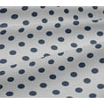 thumbnail image 5 of oneOone Viscose Jersey Dark Dusty Blue Fabric Polka Dots Dots Sewing Craft Projects Fabric Prints By Yard 60 Inch Wide, 5 of 5