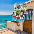 thumbnail image 6 of Hello Summer Cat Watermelon Beach Coastal Decorative House Flag, Ocean Nautical Garden Yard Outside Decoration, Outdoor Large Decor Double Sided 28 x 40, 6 of 6
