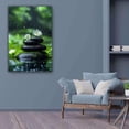 thumbnail image 4 of Mudket Framed Canvas Wall Art, White Orchid Candles Zen Stones Wall Decor, Elegant Calming Spa Floral Waterproof Art Prints for Bathroom Bedroom Living Room Home Decor - 12"L x 8"W, 4 of 9