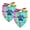 Multi-colored 1, variant on PhooArto Rainbow Wooden Board Footprints Dog Bandanas, 2 Pack Soft Washable Pet Scarf Triangle for Large Dogs Puppies and Cats