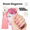 thumbnail image 4 of Set de esmaltes de uñas Beetles Jelly, 6 colores, rosa nude, para mujer, 4 of 7