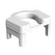 thumbnail image 5 of Taburete de inodoro antideslizante compacto para baño, silla de inodoro en cuclillas, asiento de inodoro elevado 185 cm blanco, 5 of 9