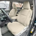 thumbnail image 2 of For Toyota Sienna 2011-2020 FH Group Neoprene Waterproof Custom Fit Car Seat Covers - Full Set Solid Beige, 2 of 10