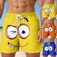 thumbnail image 5 of Men's Summer Shorts Sport Leisure Beach Men's Shorts Funny Print Men's Shorts with Elastic Drawstring Summer Shorts Loose Comfortable Leisure Shorts Breathable Lightweight Sports Shorts, 5 of 5