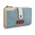 thumbnail image 6 of Wrangler Wallets for Women Slim Bifold Credit Card Holder, Jean, 6 of 7