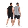 thumbnail image 2 of Iceglad Mens American Flag Tank Top 2 Pack Sleeveless Workout Muscle Shirts Loose Fit Summer Beach Gym Casual 4th of July Patriotic Tee, 2 of 8
