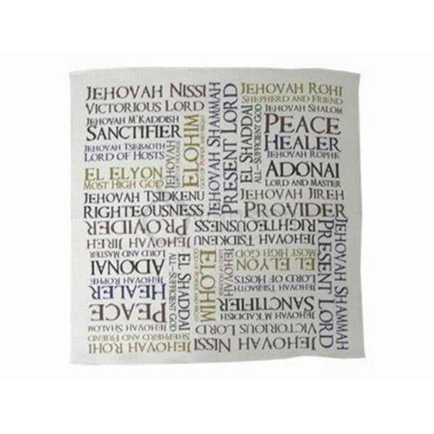Swanson Christian Supply 80141 Names of God Prayer Cloth Pack of 6