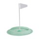 thumbnail image 2 of Herramienta de práctica de putting de golf con bandera, ligera y flexible para principiantes. Verde, 2 of 9