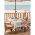 thumbnail image 2 of Outdoor Tablecloth with Umbrella Hole for Patio/Picnic/Party/Camping, Pink Weeping Floral Waterproof Table Cloth Rectangle Table Cover Washable, Spring Summer Pastoral Flowers Rustic (60"x 102"), 2 of 8