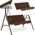 thumbnail image 3 of Garden Swing Seat Cover Patio Cushion Protection Covers Coffee, 3 of 8