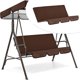 thumbnail image 3 of Cubierta de asiento de columpio de ín Asiento de protección de bloque Café Sunnimix Funda de asiento de columpio, 3 of 8