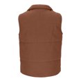 thumbnail image 3 of Women's Sleeveless Fleece Casual Vest Coat with Attached Hat for Winter Warmth Wear, 3 of 6