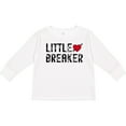 thumbnail image 3 of Inktastic Little Heartbreaker with Arrow Boys or Girls Long Sleeve Toddler T-Shirt, 3 of 5
