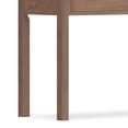 thumbnail image 6 of Simpli Home Hollander 60 inch Wide Solid Wood Contemporary Console Table in Medium Saddle Brown, 6 of 11