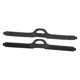 thumbnail image 2 of Aleta de buceo profesional de caucho negro para buceo y snorkel - Universal L, 2 of 5