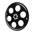 thumbnail image 3 of GETAJGHSD Metal Movie Reel Wall Hanging Decoration for Movie Room and Outdoor Wall Art, 3 of 7