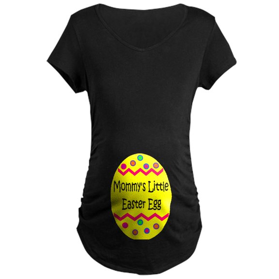 CafePress - Mommy's Little Easter Egg Maternity Dark T Shirt - Maternity Dark T-Shirt