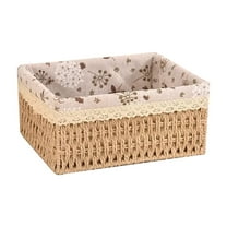 Tarmeek Storage Basket, Storage Bins Organizing Bins for Shelves,Desktop,Office, Bedroom, Dorm,Classroom, Fabric Storage Cubes for Organizer Toy Cloth Gift Closet(Large Size)