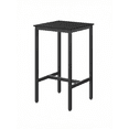 thumbnail image 2 of VASAGLE Mesa de Bar, Mesa Alta Cuadrada, Marco de Acero, 60 x 60 x 92 cm, Cocina, Salón, Estilo Industrial, Negro Ébano y Negro, 2 of 7