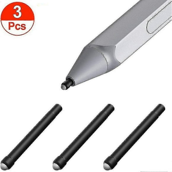 3 Styluses for Microsoft Surface Pro 8/7/6/5/4/3/x, Surface Go 3/2/1, Surface Book/Laptop (with Eraser Button) Refill Only