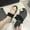 Black, variant on Bedroom Slippers Women Soft Athletic Womens Slide Sandals Summer Soft EVA Sandals Slides BOHO Knitted Beach Slide Sandals Outdoor Slide Sandals