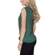 thumbnail image 3 of Camisetas sin mangas con cuello en V y botones para mujer, camisetas básicas sin mangas de verano informales, camisola con tiras en la parte delantera, Green-XL Sailing Electrónica, 3 of 4