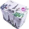 thumbnail image 5 of Bolsa de aseo, bolsa de cosméticos de viaje, bolsa de maquillaje portátil, bolsa de aseo impresa (Torre Eiffel Snorkel) TUNC Sencillez, 5 of 5
