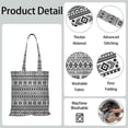 thumbnail image 2 of Rustic Earthy Canvas Shopping Bag – Nordic Style Reusable Tote, 2 of 6