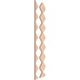 thumbnail image 3 of Ekena Millwork 47"H x 3/8"T Gypsum Adjustable Wood Decorative Slat Wall Panel Kit, Alder (contains 14 Slats + 1 Straight Edge Starter Slat), 3 of 16